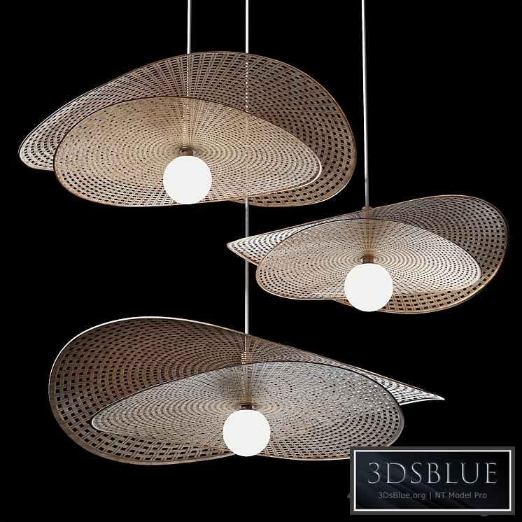 Rattan pendant Light 10
