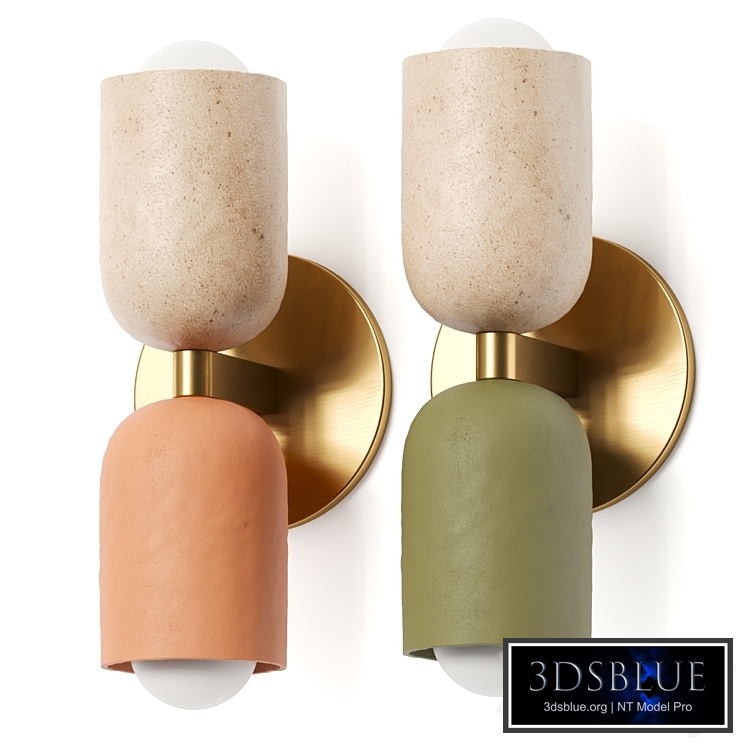 In Common With Ceramic Up Down Wall Sconce