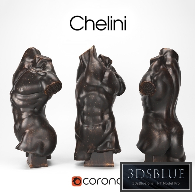CHELINI Art.241 Statua torso