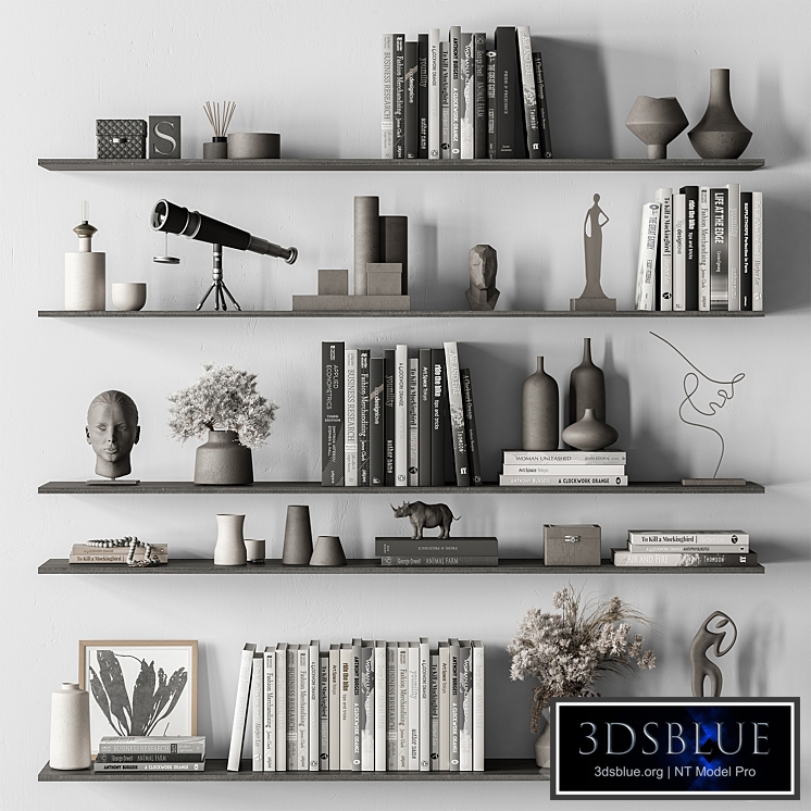 Decorative Set on Shelves - Set 135