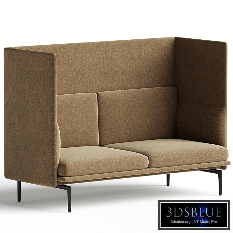 Outline Highback 2 Seater Sofa