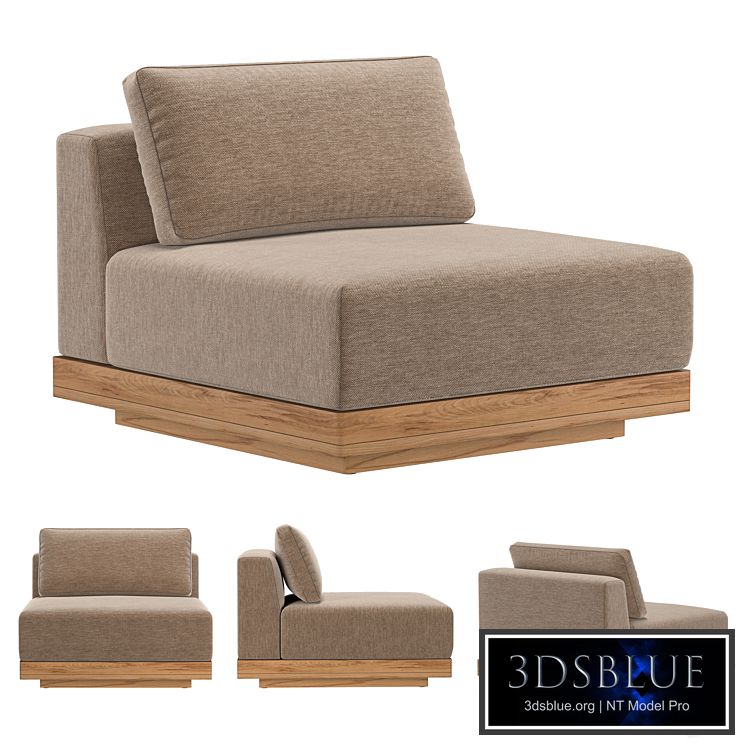 SANTOS TEAK LOUNGE CHAIR