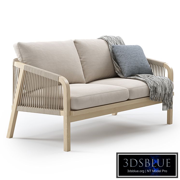 Outdoor Garden Woven Lounge 2 seater Sofa by Kettler