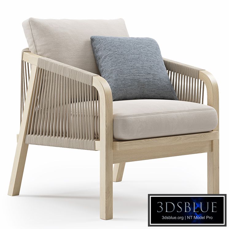 Outdoor Garden Woven Lounge Armchair by Kettler