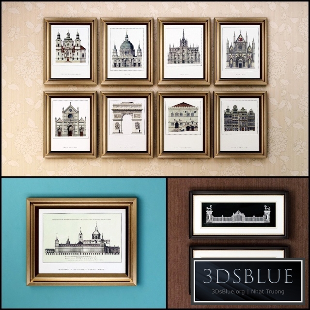 The picture in the frame (a collection of 75) Architecture