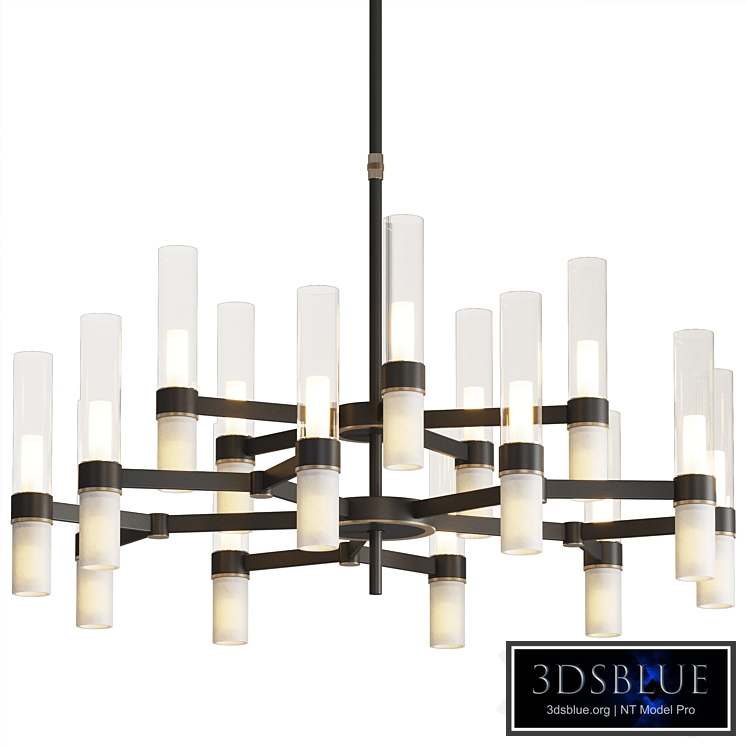 Cascading Chandelier Dantone Home Trumpet 100 cm