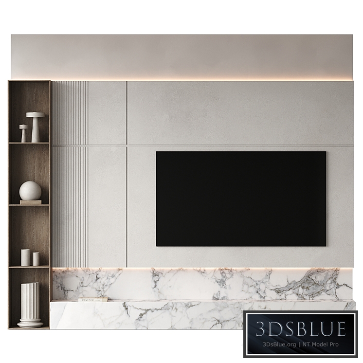 TV Wall set 02