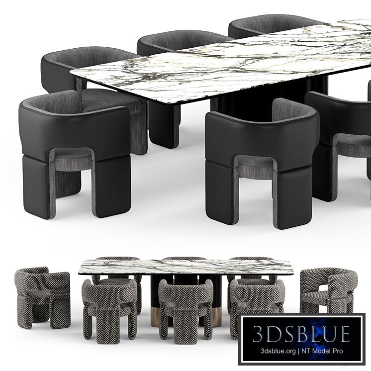 Table and chairs elvemobilya