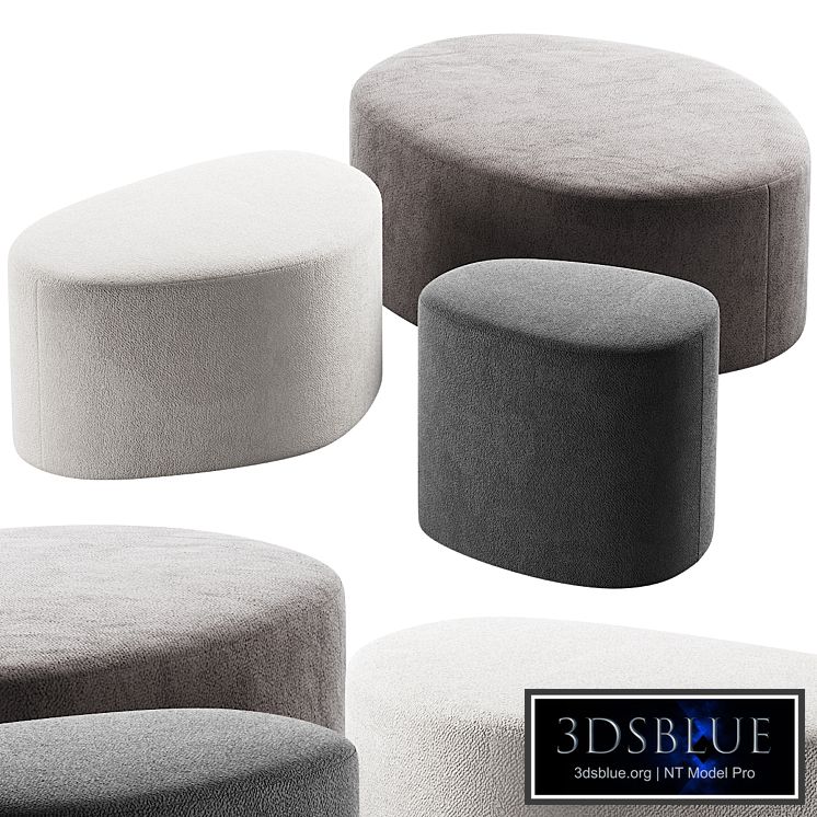 284 seating pouf Swole Ottoman by bludot 00
