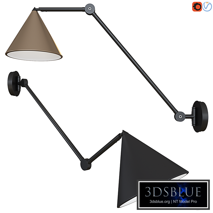 Swivel wall lamp Moke AM.PM