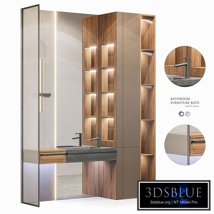 Bathroom furniture set 56