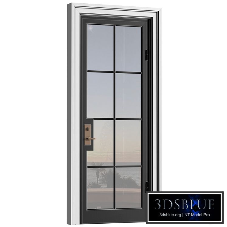 Modern Exterior metal entrance street c. Entrance to the house.Front Door. Outdoor Entrance classic door.External Iron Front Doors. Exterior French Art Deco Doors.