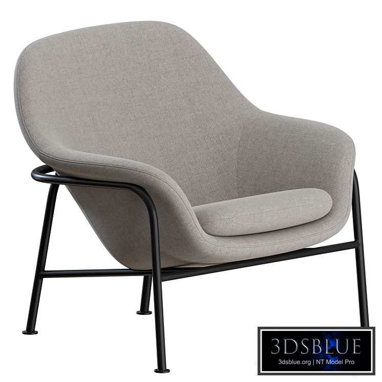 Drape Lounge Chair Metal by Normann Copenhagen