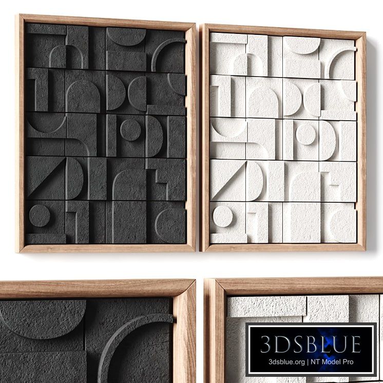 Olka - Taking Shape - Sculptural wall art