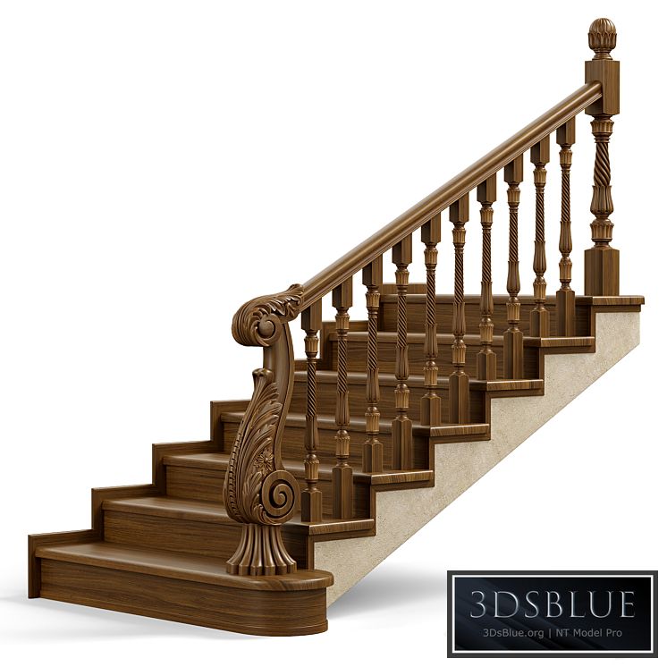 Wooden stairs 004