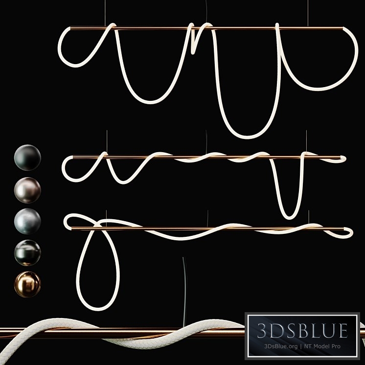 3Luke Lamp Pendant light _Tracer Bar 2(8 ft) | 3lights || 5mat |