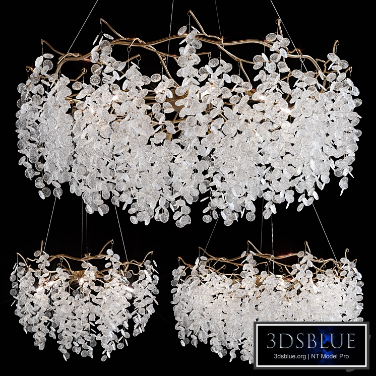 Modern large chandeliers with crystals