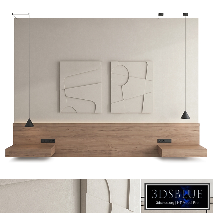 Decorative wall panel set 115