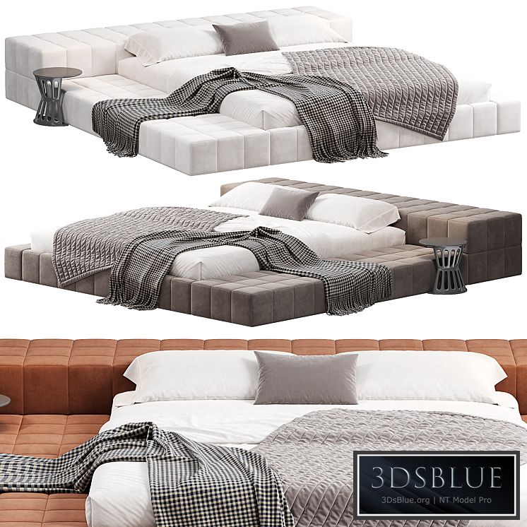 SQUARING BED by BONALDO