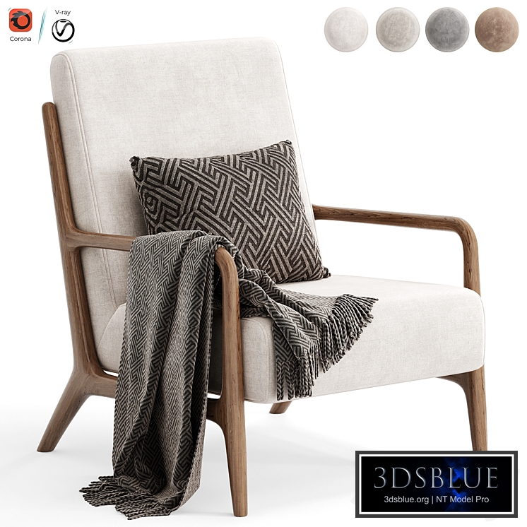 Zara Home - The ash wood armchair with linen upholstery