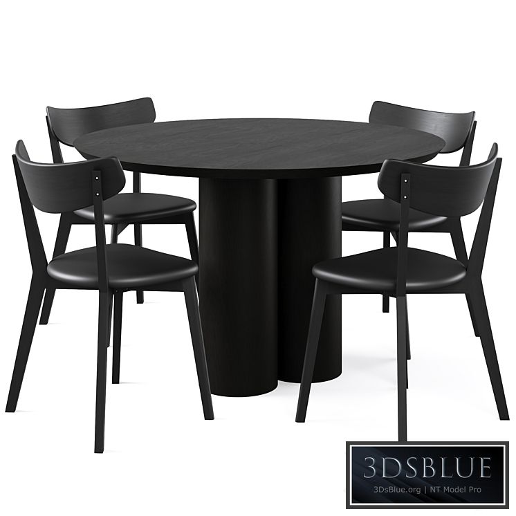 Dining Table SOLFORD and chair AMI