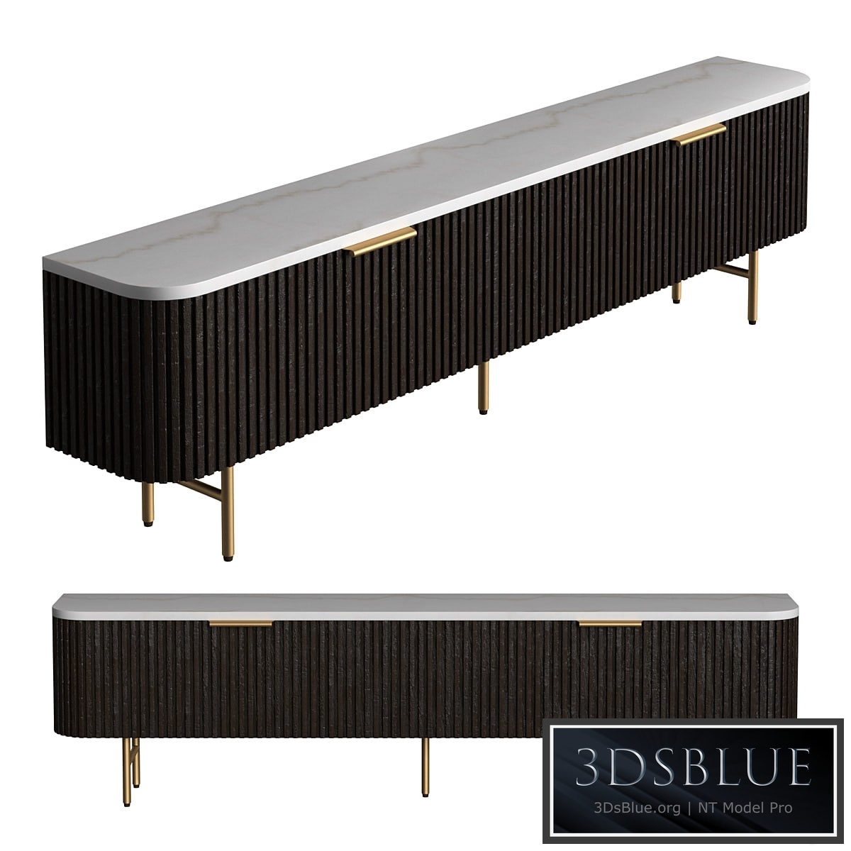 Finnley Low Media Console