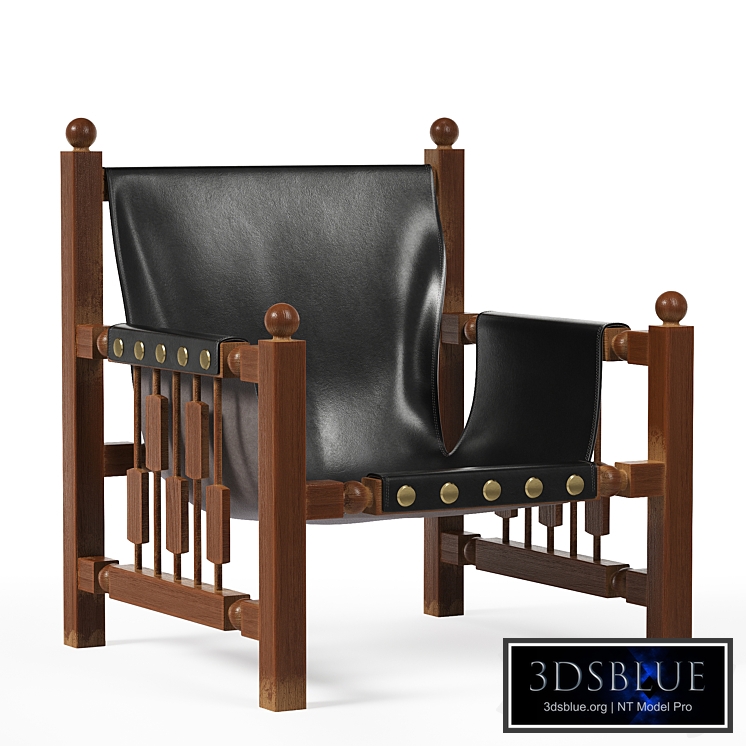 Paco Munoz Armchairs 1960s / Leather armchair