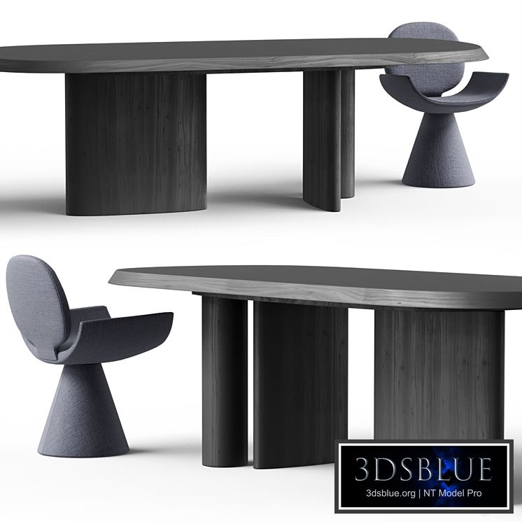 Padiglioni table and Youpi chair by BONALDO
