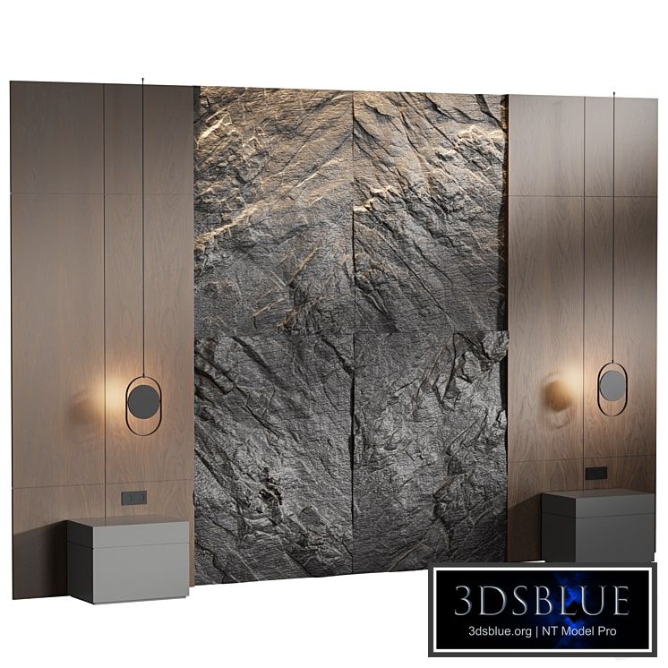 Rock Headboard 04 | Headboard