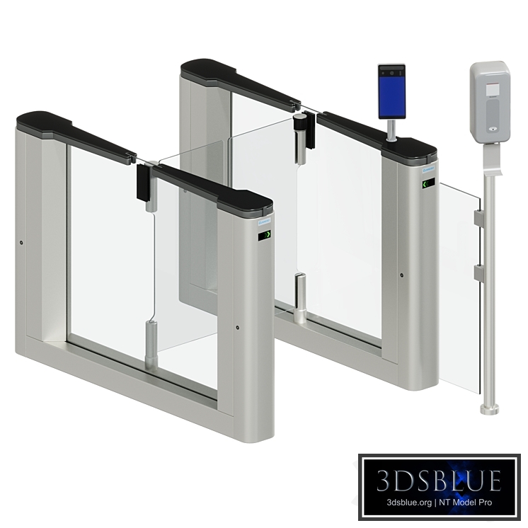 SpeedStile FL H-seens by Gunnebo turnstile