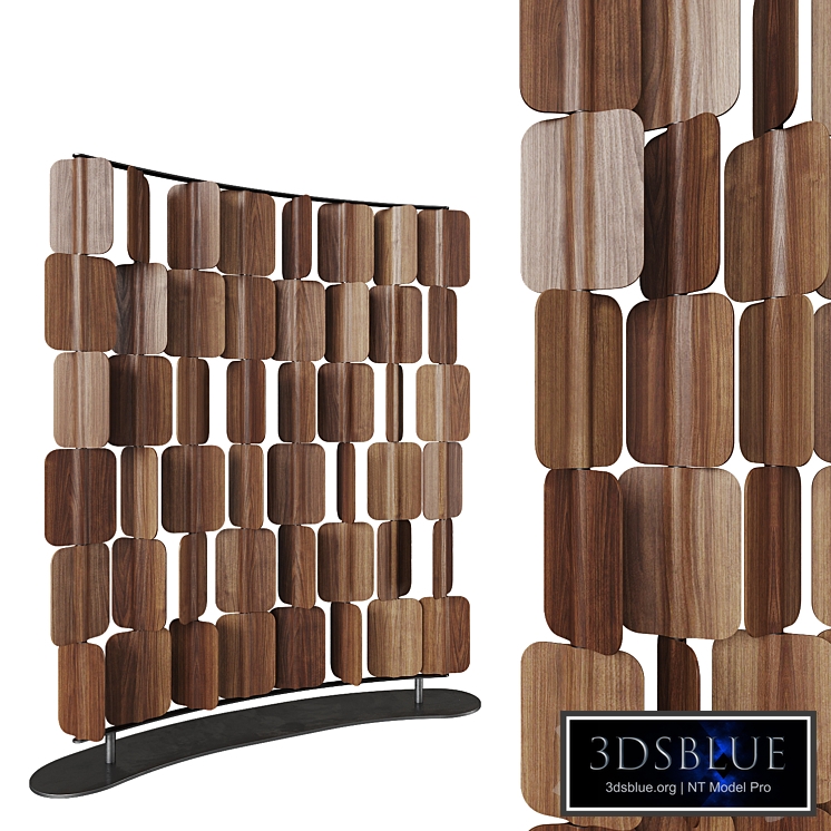 Partition Patch with wood paneling from True Design.