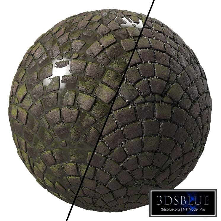 Pavement Materials 35- Paving By Gravel and Mud | Pbr 4k Seamless