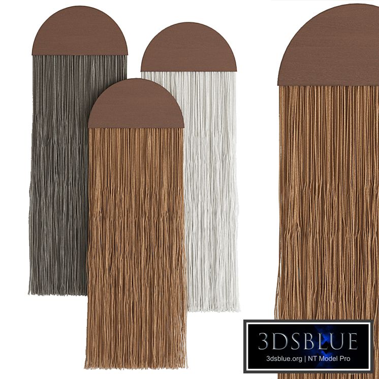 Boho-style macrame panels from VitaBohemeArtStudio