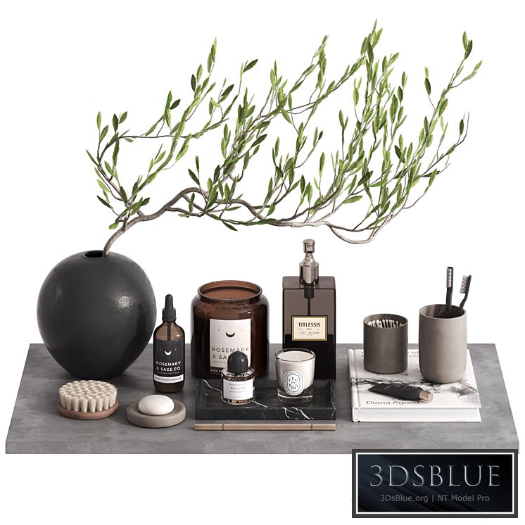 Bathroom Decor set with tree