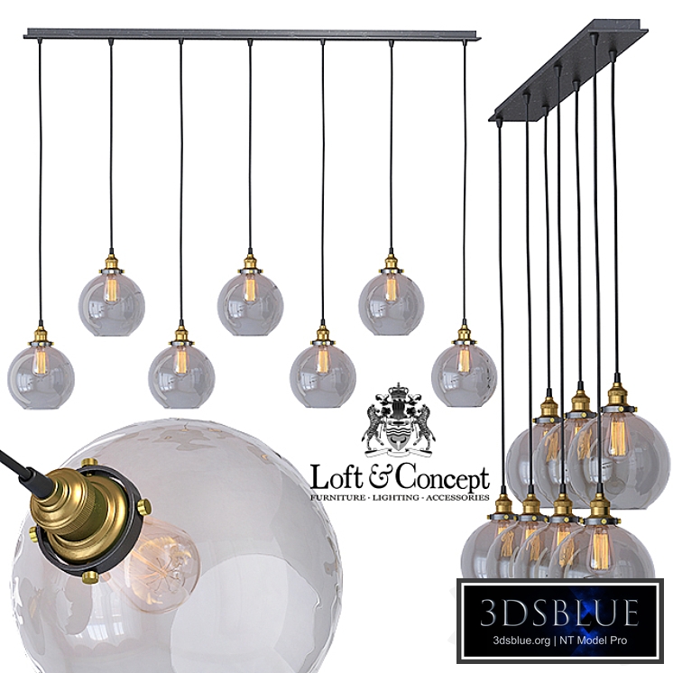 Suspension Loft Clear Glass Sphere Cloche 7