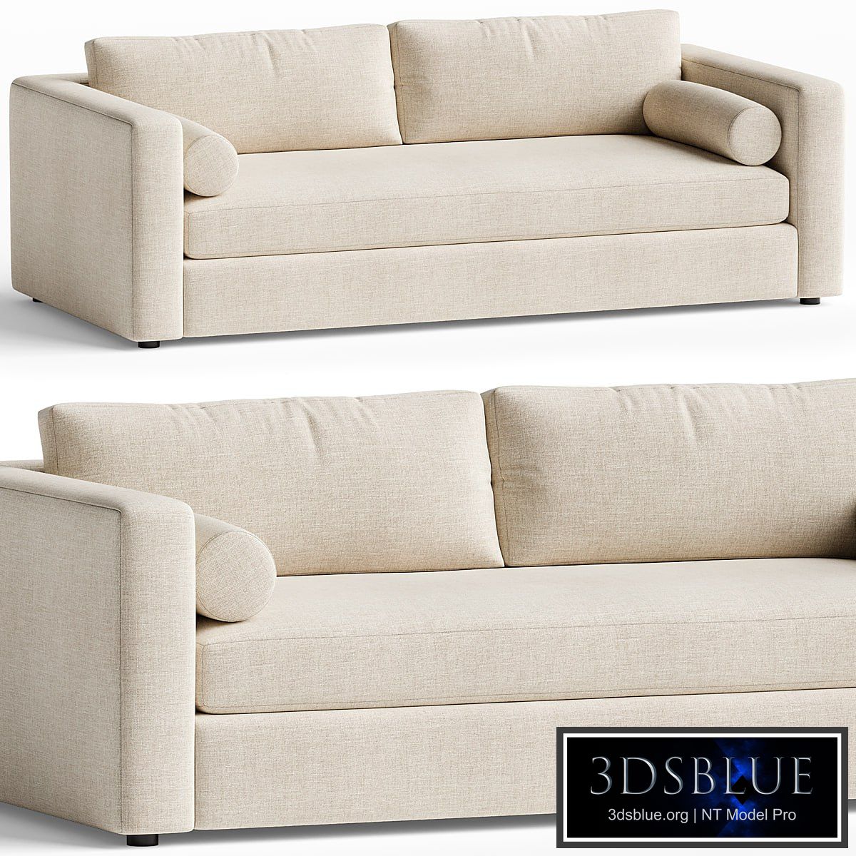 Aris Deep Track-Arm Sofa