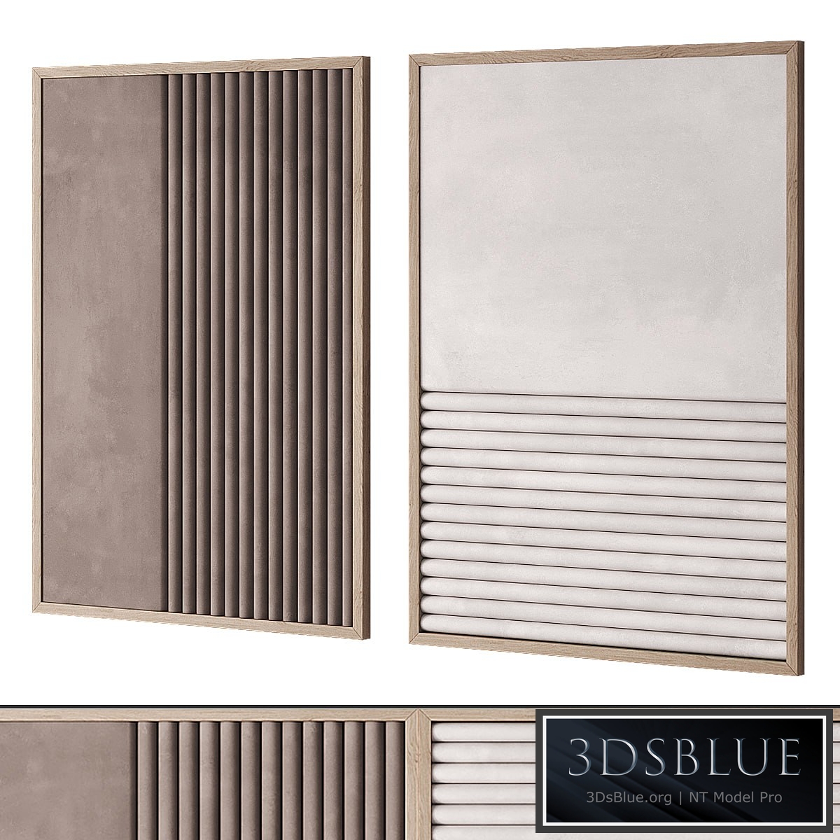 Wall decorative artwork by Karimoku