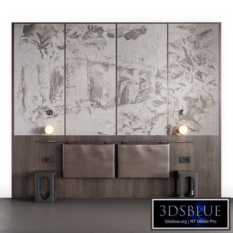 wooden bedroom headboard