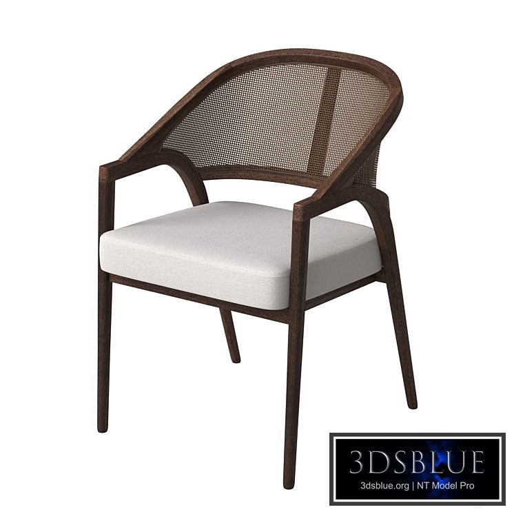 Aimee Dining Arm Chair in Cinder