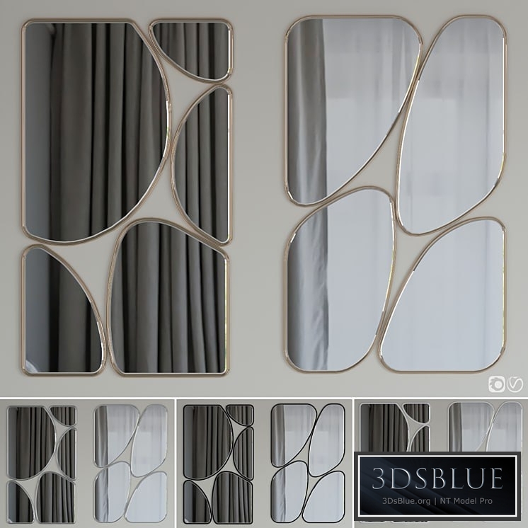 Mirrors quadrant set 02