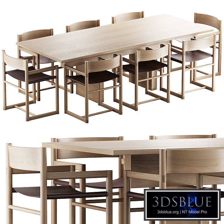 331 Resident Plane Dining Table and Resident Passenger Chair