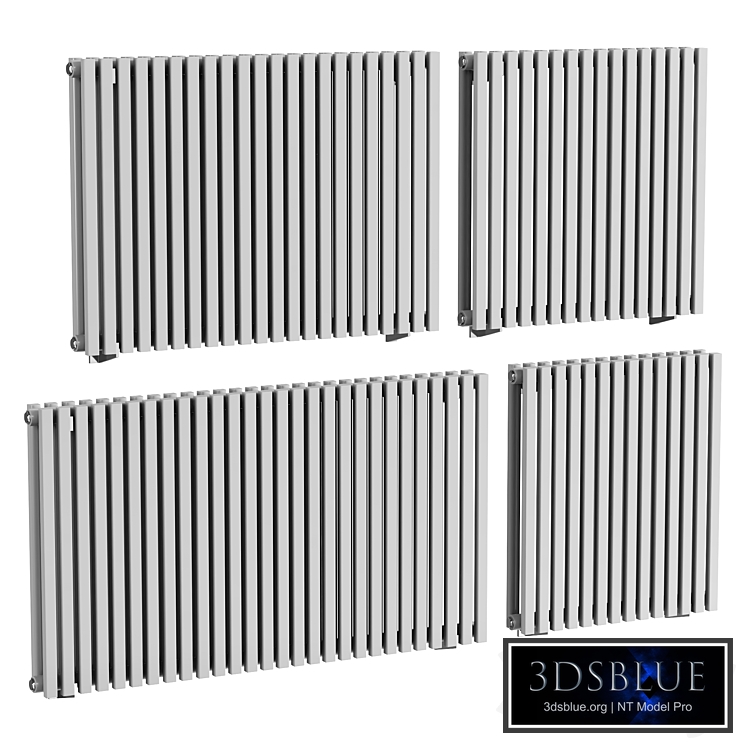 Ultraheat Klon White Horizontal Designer Radiator
