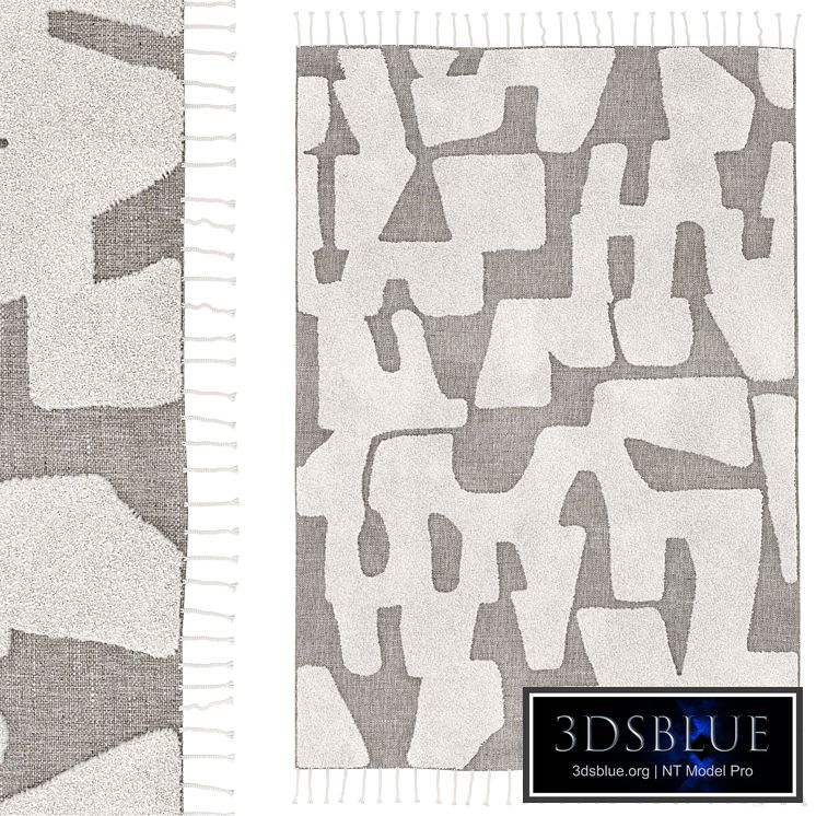 Wool and cotton carpet Launity