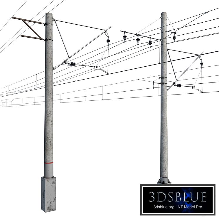 Railway contact network, pack No. 2