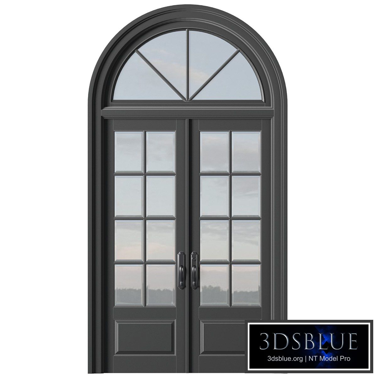 Arc Classic Entrance Doors.Entrance to the house.Front Door.Arched Opening Window.Outdoor Entrance classic door.External Doors. Exterior Door.Street Doors