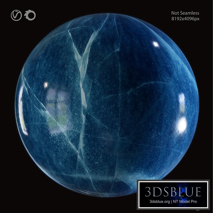 Ocean Blue Marble/Slab