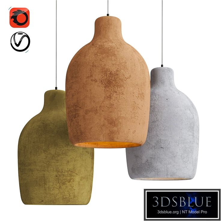 Wabi-sabi pendant lamp