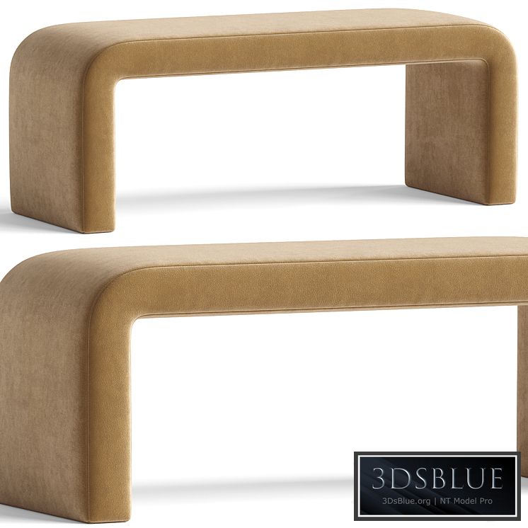 Colby Upholstered Bench Bronze