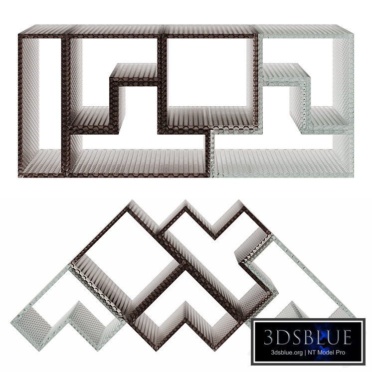 Shelving cabinet TETRIS by Bencore