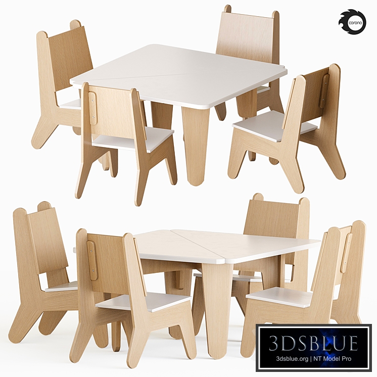 Children's chairs and table